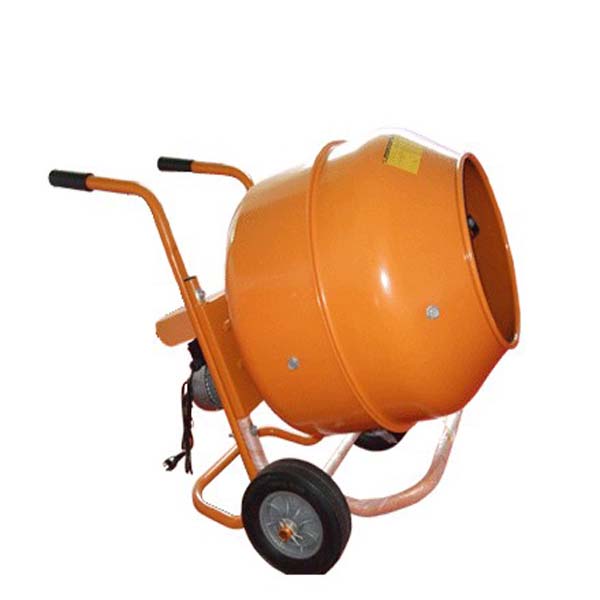 Mobile Electrical Wheelbarrow-Style Mini Cement Mixer