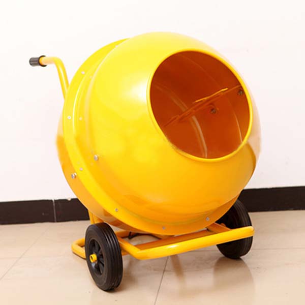 Mobile Electrical Wheelbarrow-Style Mini Cement Mixer