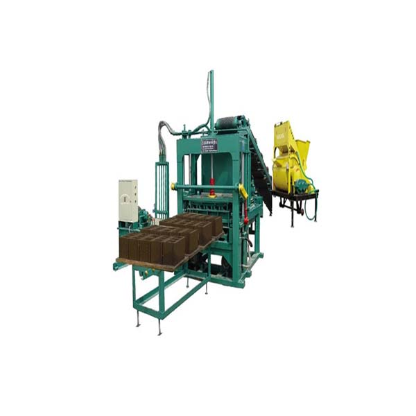 QT5-20 Hydraulic Color Concrete Road Paver Hollow Block Making Machine