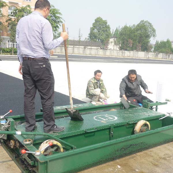 TPJ-2 Type Playground Road Rubber Paver Machine