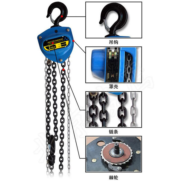 HSZ-A 20 Ton Manual Chain Hoist