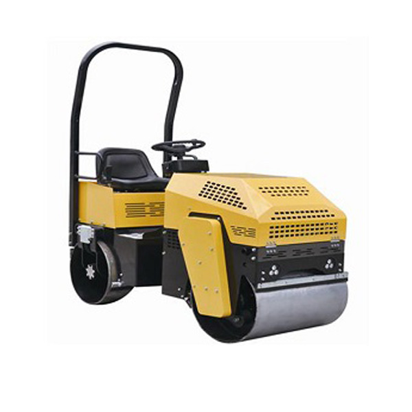 1000kg Hydraulic Drive Double Drum Earth Compactor Machine