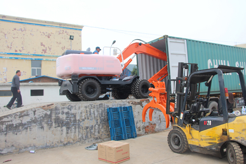 China Coal Group Export 20 Sets Of Wheel Excavator To Malaysia Successfully 