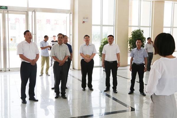 Welcome Jining Bureau of Commerce Deputy Director Mr Yao and Other Leaders to Visit China Coal Group