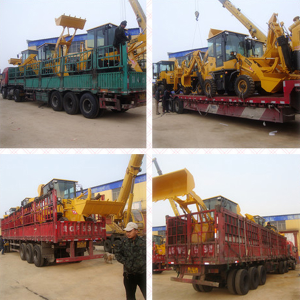 6 Sets WZ30-25 Backhoe Loader Sent To Sumatera Indonesia