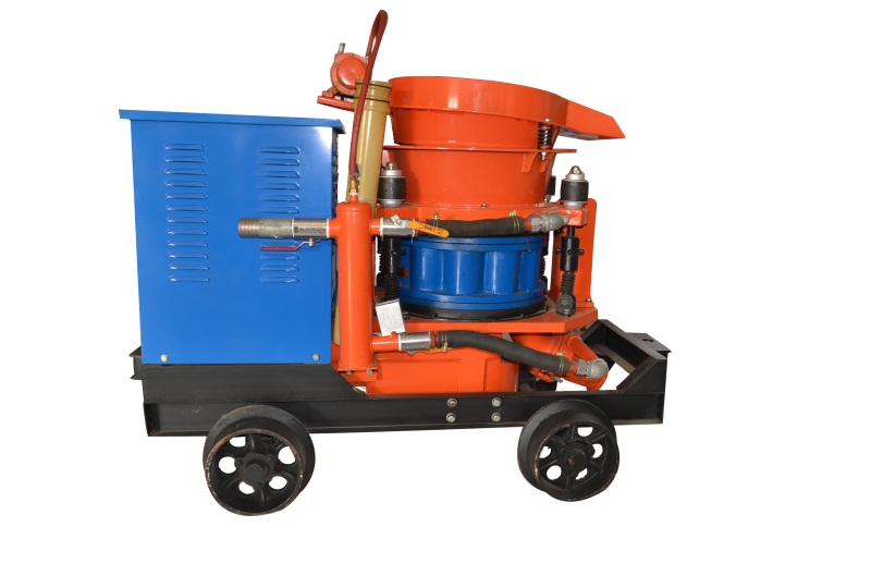 Use method of dry shotcrete machine