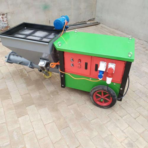 Plunger mortar spraying machine has advanced technology