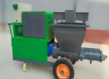 Mortar Spraying Machine Operation Steps