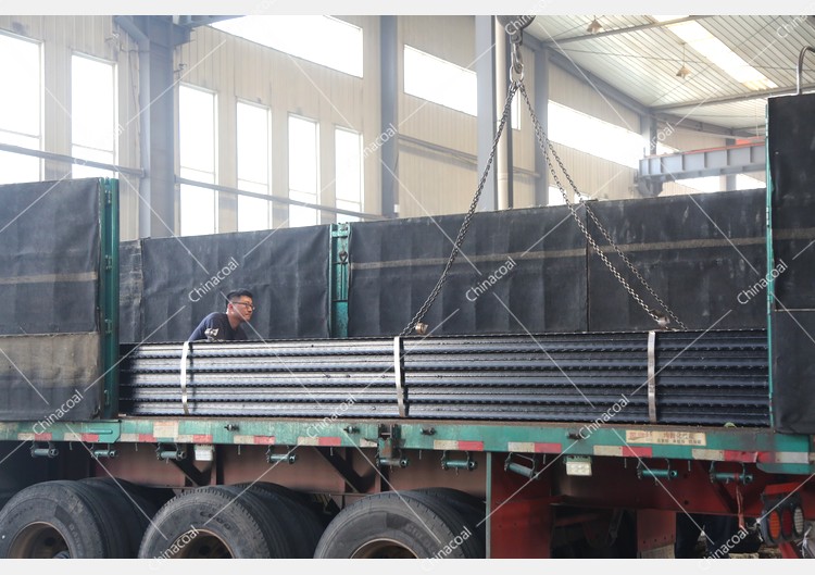 China Coal Group Sent A Batch Of Metal Roof Beams To Luliang, Shanxi