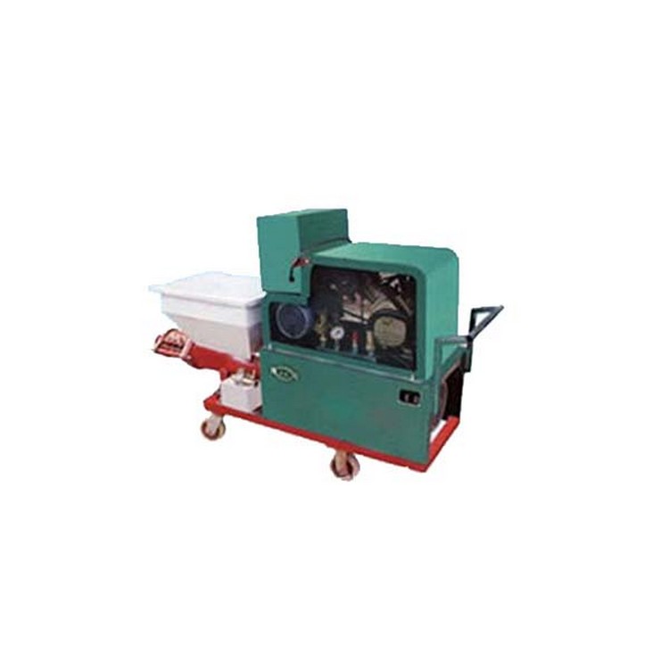 Mortar Spraying Machine Operation Process