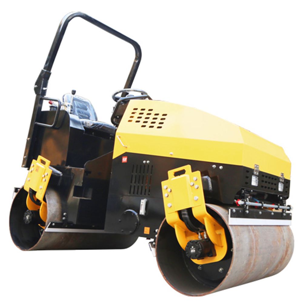 Water-Cooled  Ride On Double Drum Tandem Vibration Compactor Roller
