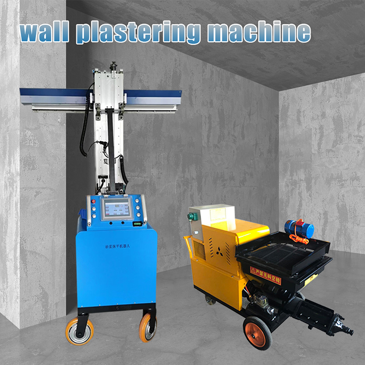 Automatic Wall Cement Plastering Machine