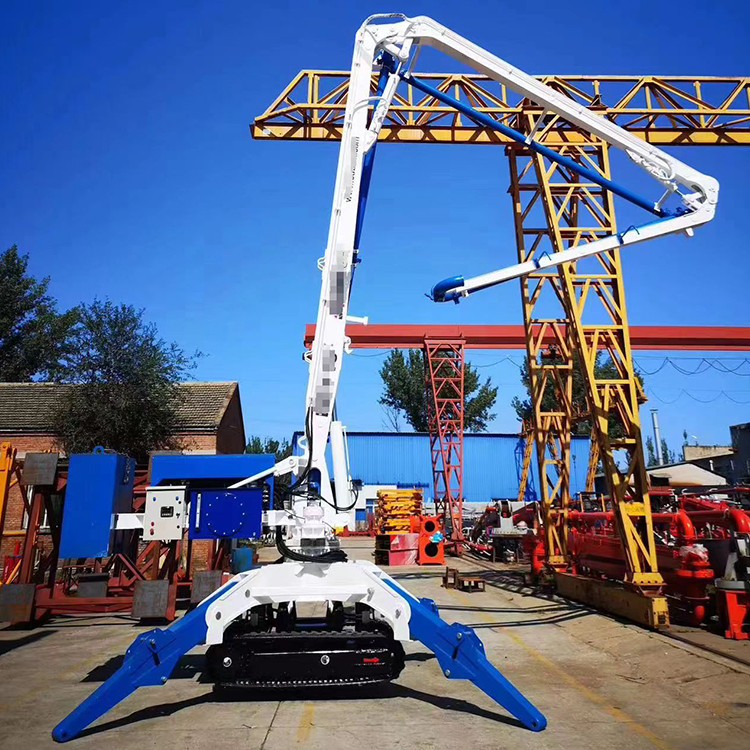Stair-climbing Hydraulic Concrete Placing Boom