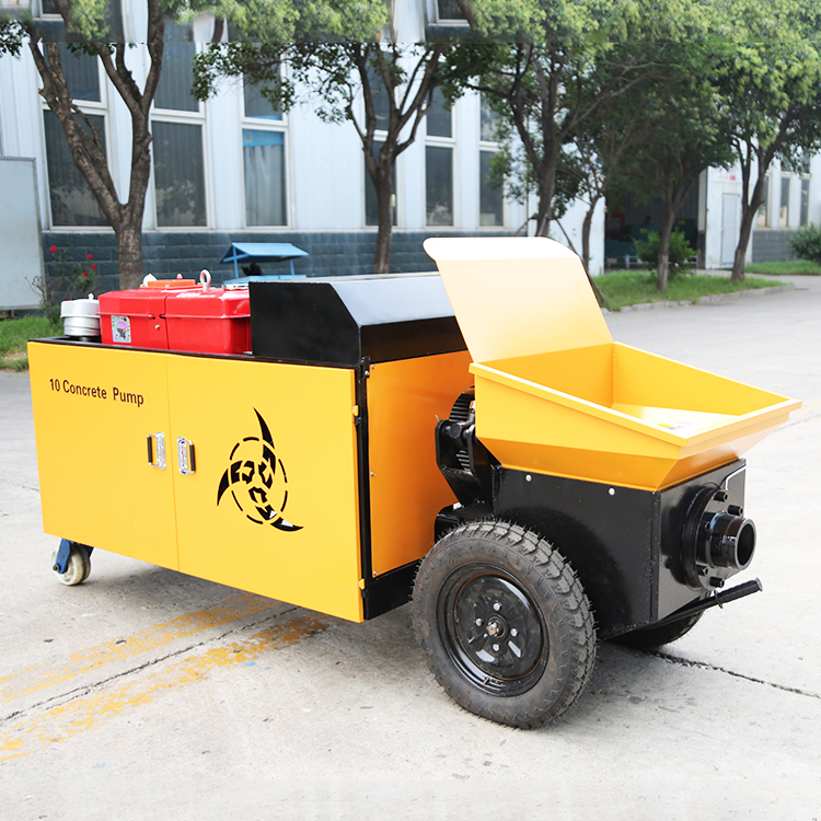 Diesel Engine Automatic Portable Concrete Pump