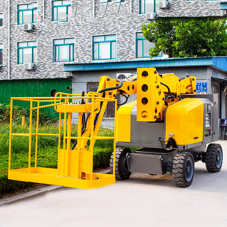 Fully Self-Propelled Curved Arm Lifting Platform